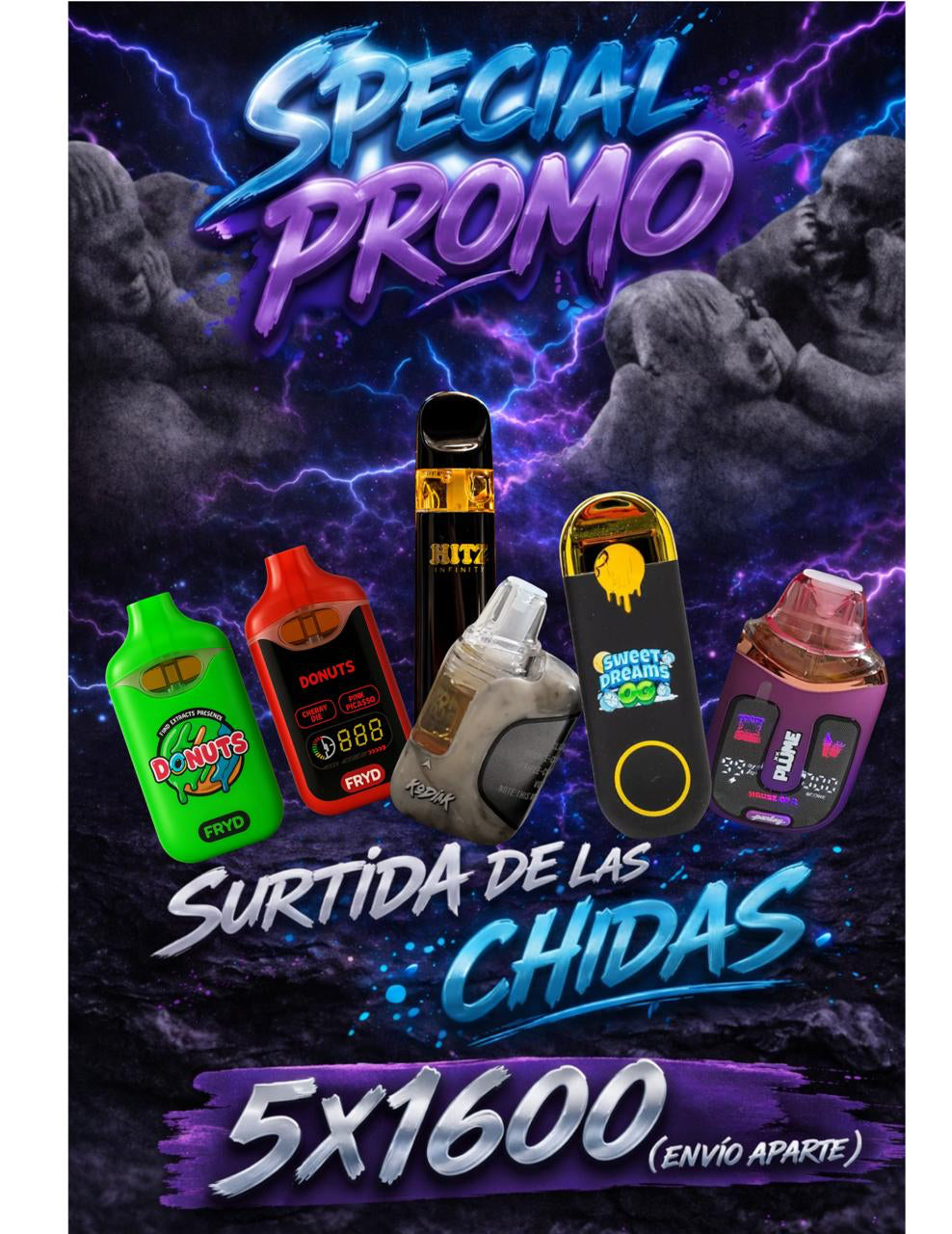 Promoción surtidas de las más chidas
